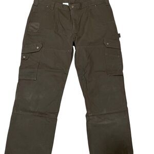 Carhartt B342 DFE Relaxed Fit Ripstop Cargo Work Brown Pants Men's Sz 42x30